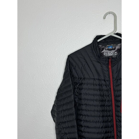 Eddie Bauer Black First Ascent Puffer Jacket StormDown 800 Mens Sz M RARE Sample - Picture 8 of 16